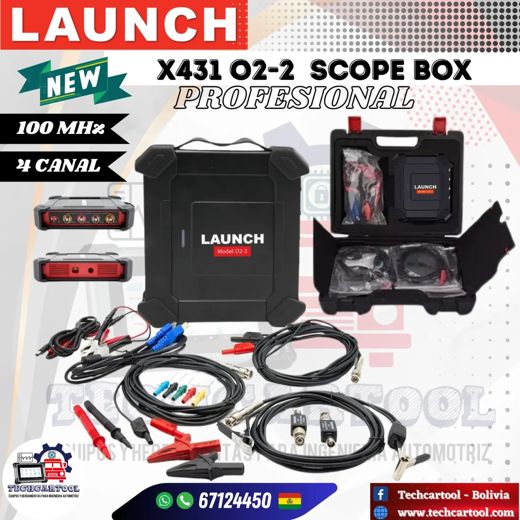 Scopebox X431 O2-2 4 canales — Launch