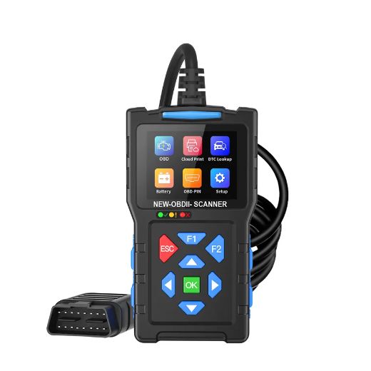 T300 — Escáner OBD2 y probador de baterías 2 en 1, pantalla de 2,8 pulgadas