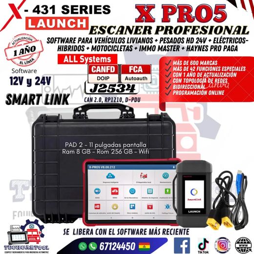 X-PRO5 escáner profesional — Launch